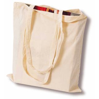 Τσάντα βαμβακερή με μακρύ χερούλι