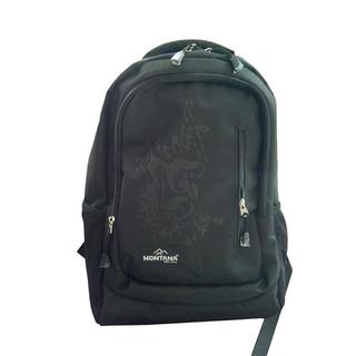 Montana τσάντα πλάτης εφηβική μαύρη με 1 θήκη, 40x27x13εκ.